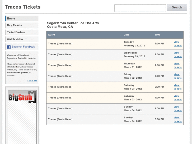 www.tracestickets.com