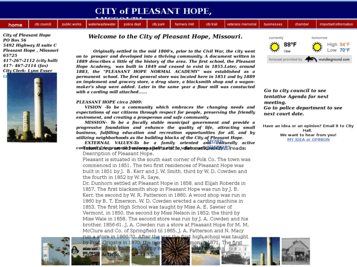 www.cityofpleasanthope.com