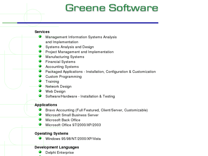 www.greenesoftware.com