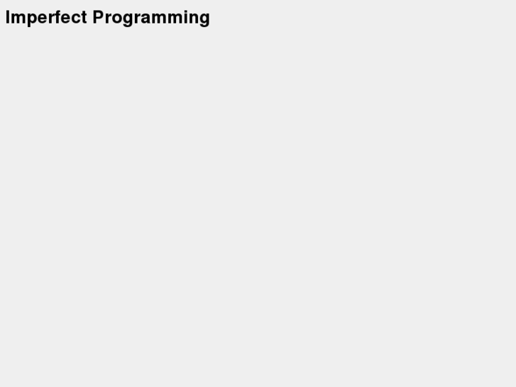 www.imperfectprogramming.com