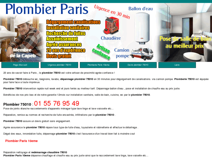 www.plombier75010.net