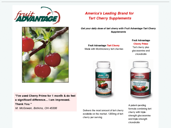 www.tartcherryfruitsupplement.com