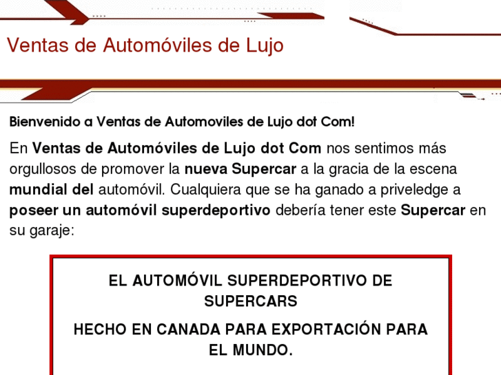 www.ventasdeautomovilesdelujo.com