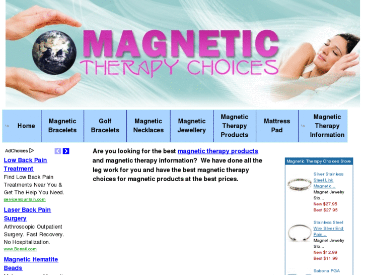 www.magnetictherapychoices.com