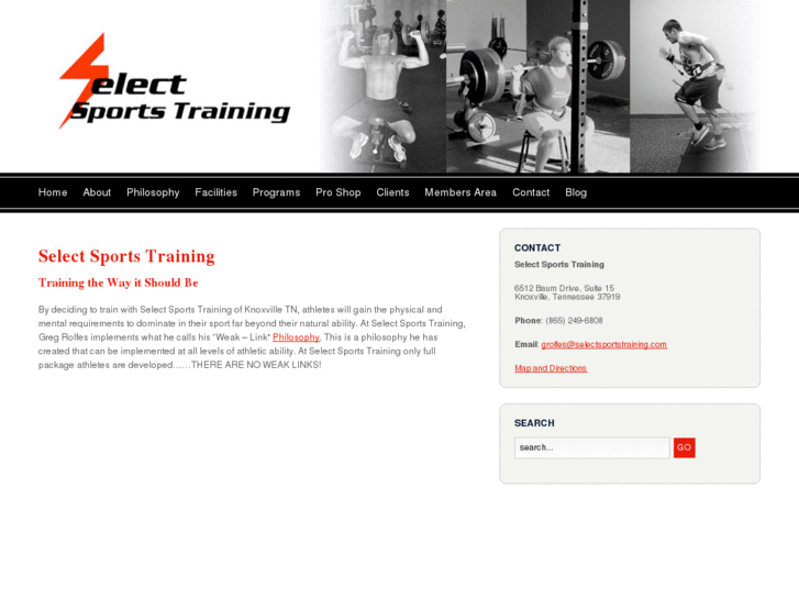 www.selectsportstraining.com