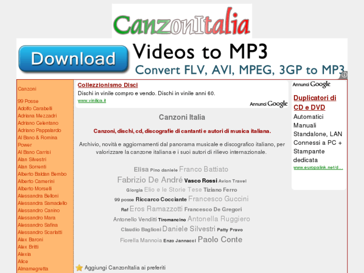 www.canzonitalia.info