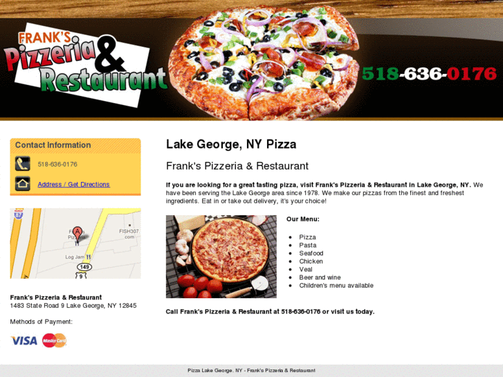 www.frankspizzeriaandrestaurant.com