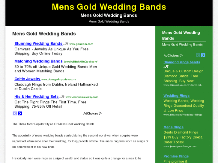 www.mensgoldweddingbands.net