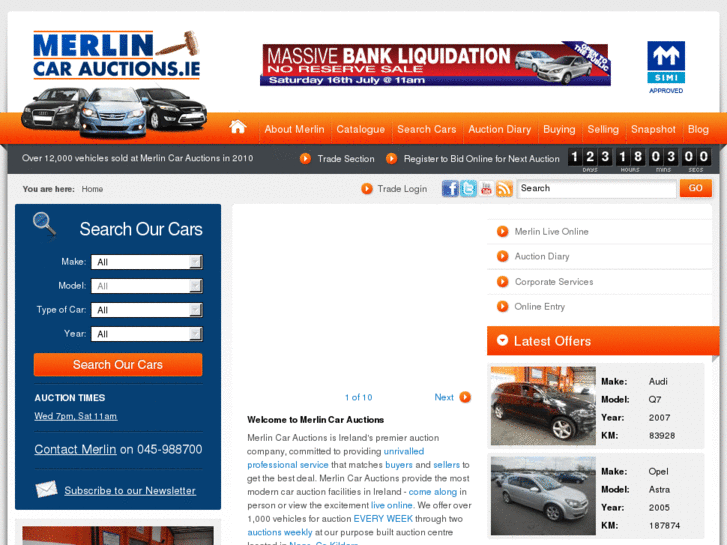 www.merlincarauctions.net