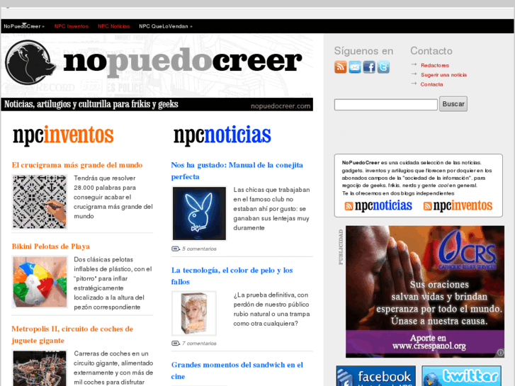 www.nopuedocreer.com