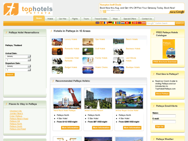 www.tophotelspattaya.com