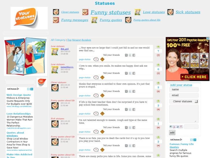 www.yourstatuses.com