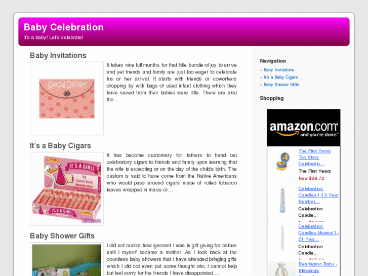 www.babycelebrationla.com