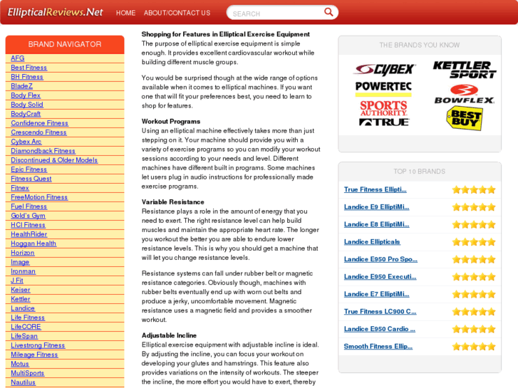 www.ellipticalreviews.net