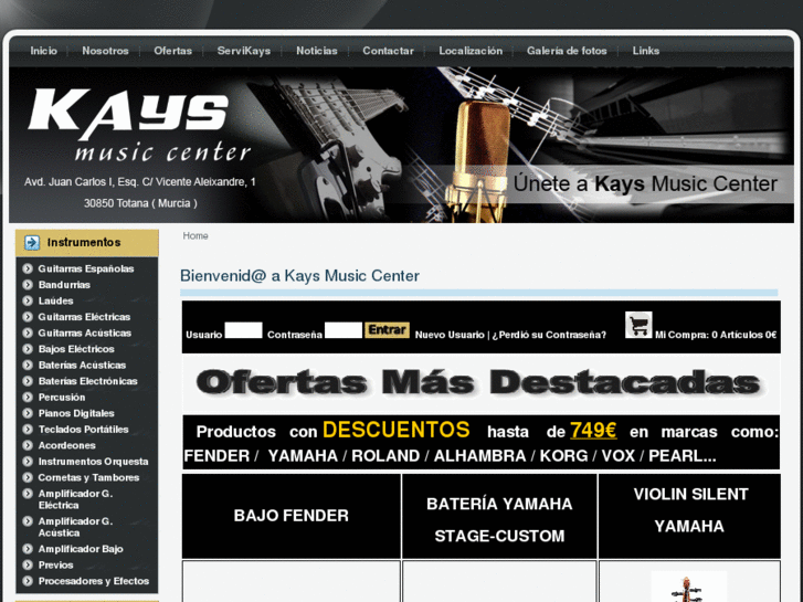 www.kaysmusiccenter.es