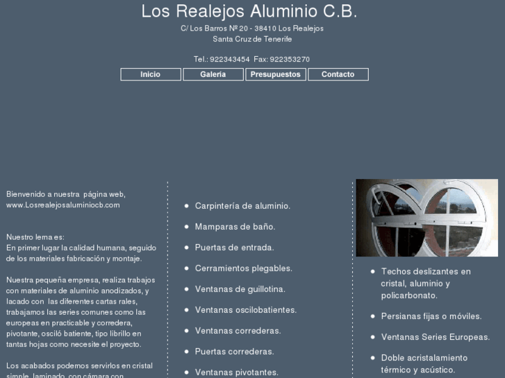 www.losrealejosaluminiocb.com