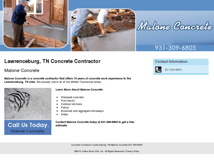 www.maloneconcrete.com