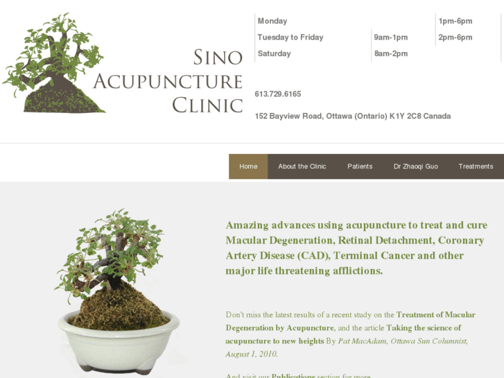 www.sinoacupunctureclinic.ca