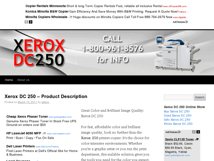 www.xeroxdc250.com