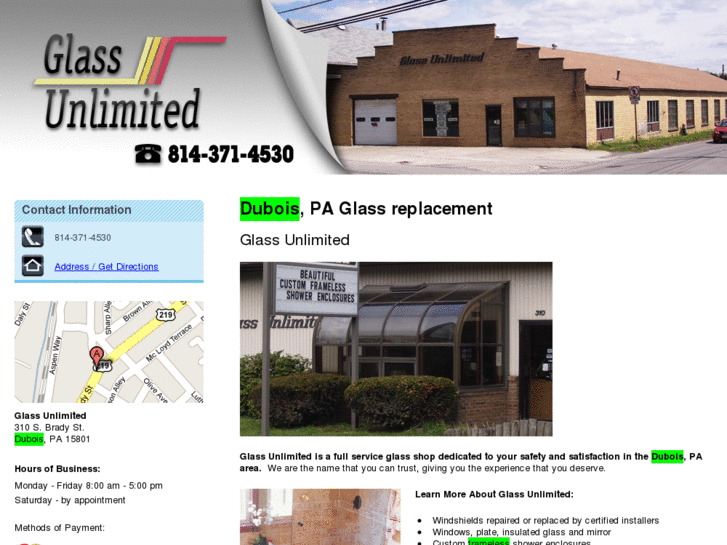 www.glassunlimiteddubois.com