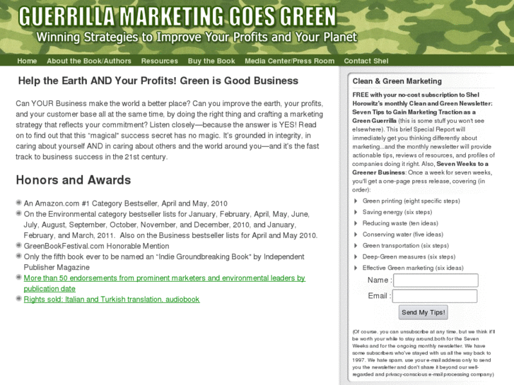 www.guerillamarketinggoesgreen.com