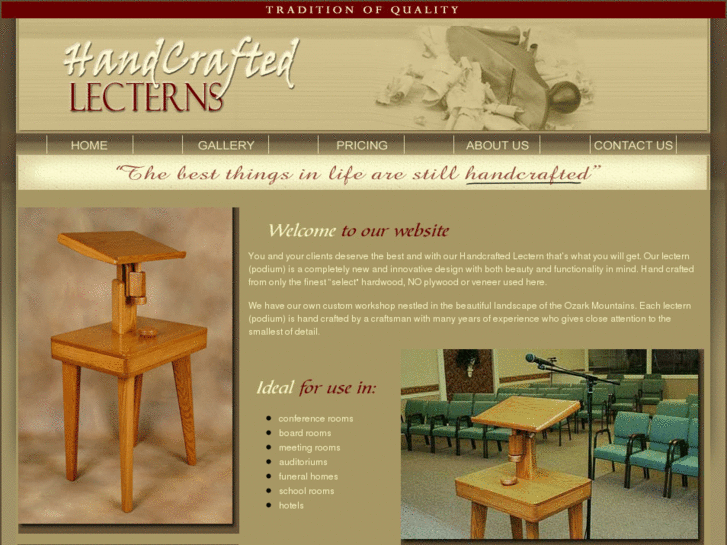 www.handcraftedlecterns.com