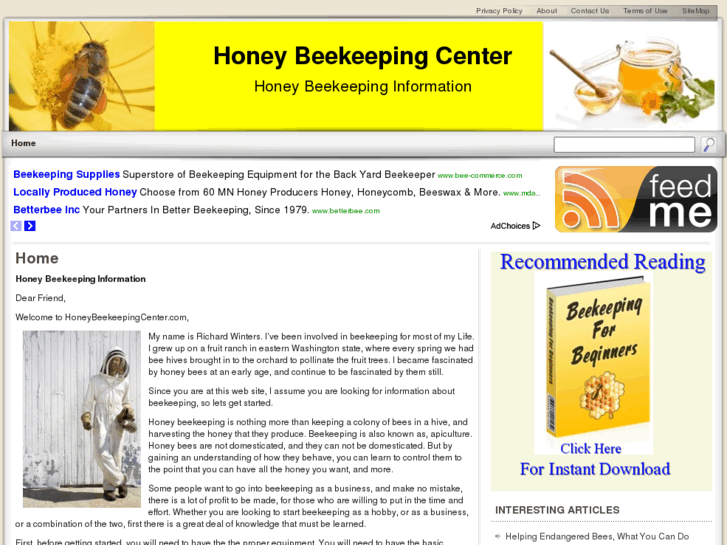 www.honeybeekeepingcenter.com