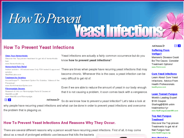 www.howtopreventyeastinfections.org