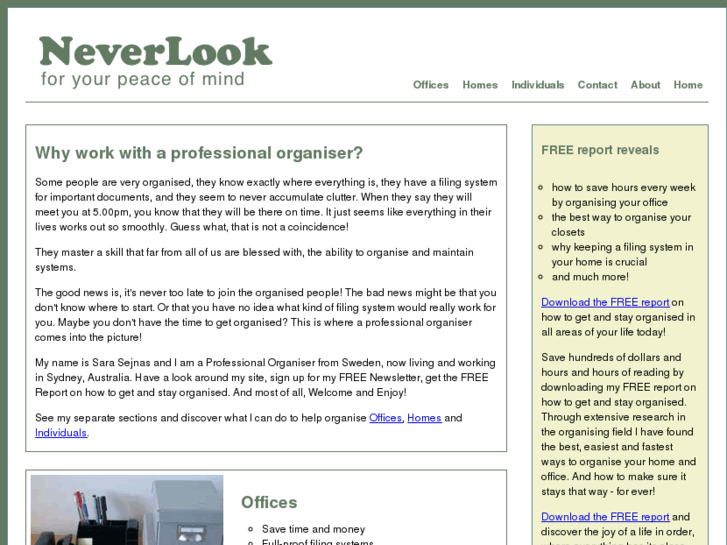 www.neverlook.com