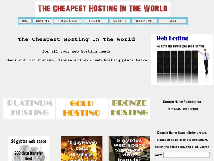 www.thecheapesthostingintheworld.com