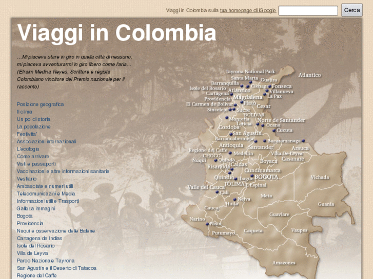 www.viaggicolombia.it