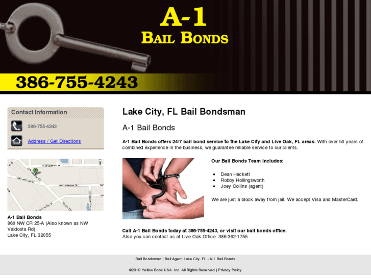 www.a1bailbondslakecity.com