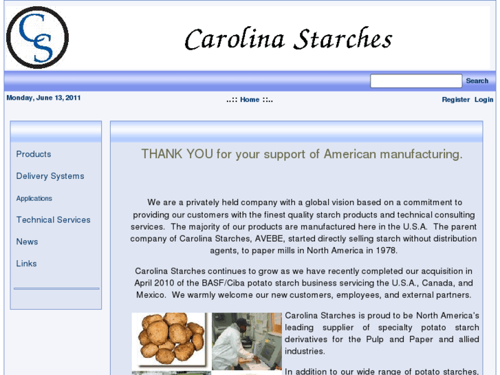 www.carolinastarches.com