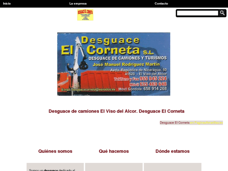 www.desguaceelcorneta.com