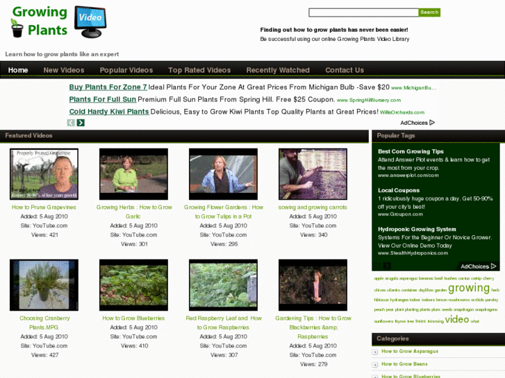 www.growingplantsvideo.com