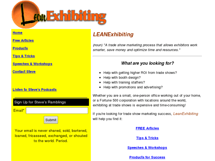 www.leanexhibiting.com