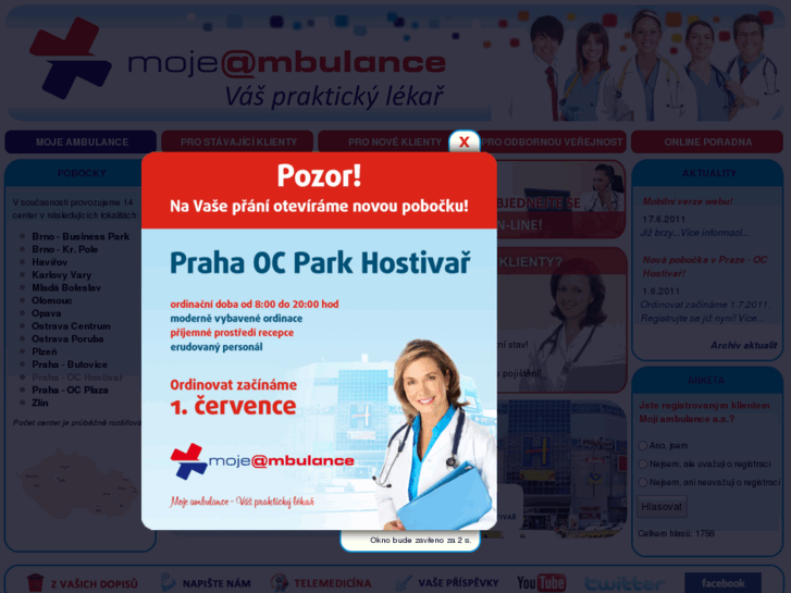 www.mojeambulance.cz