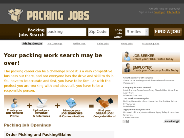 www.packingjobs.net