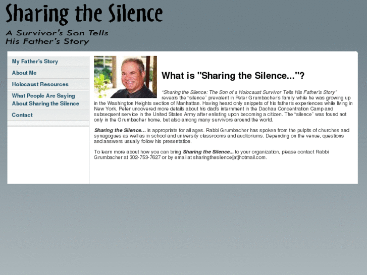 www.sharingthesilence.com