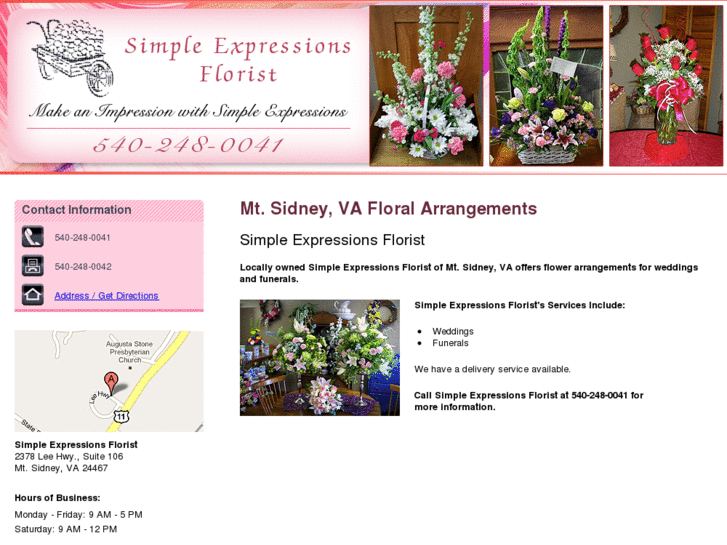 www.simpleexpressionsfloristmtsidney.com