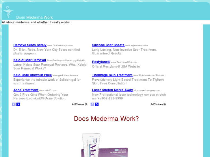 www.doesmedermawork.com