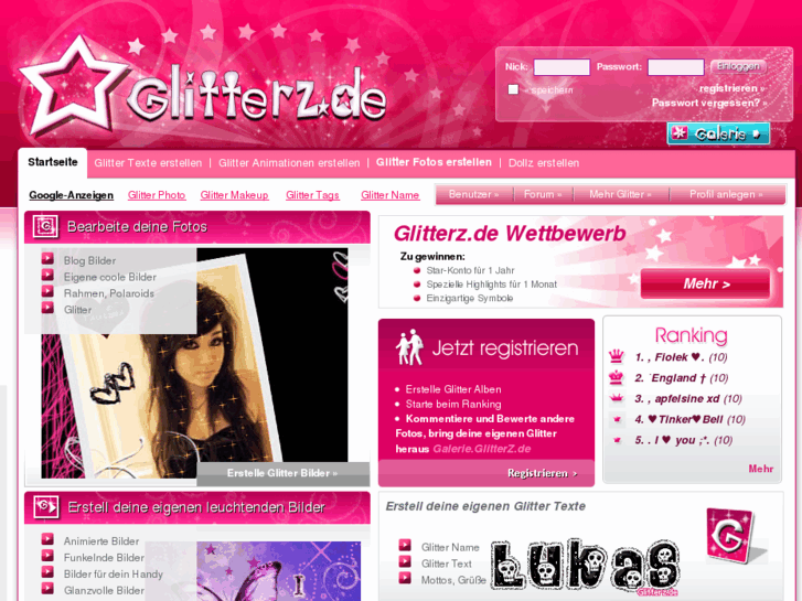 www.glitterz.de