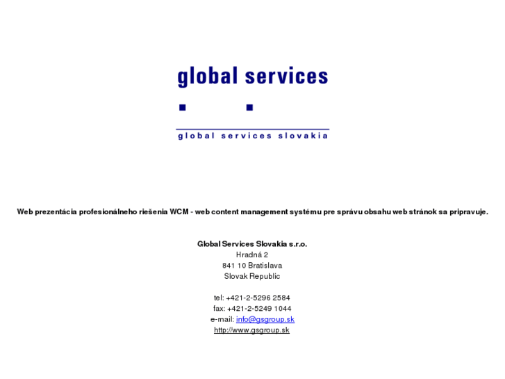 www.globalweb.sk