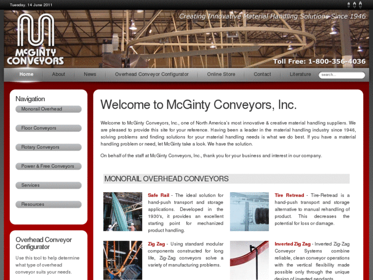 www.mcgintyconveyors.com