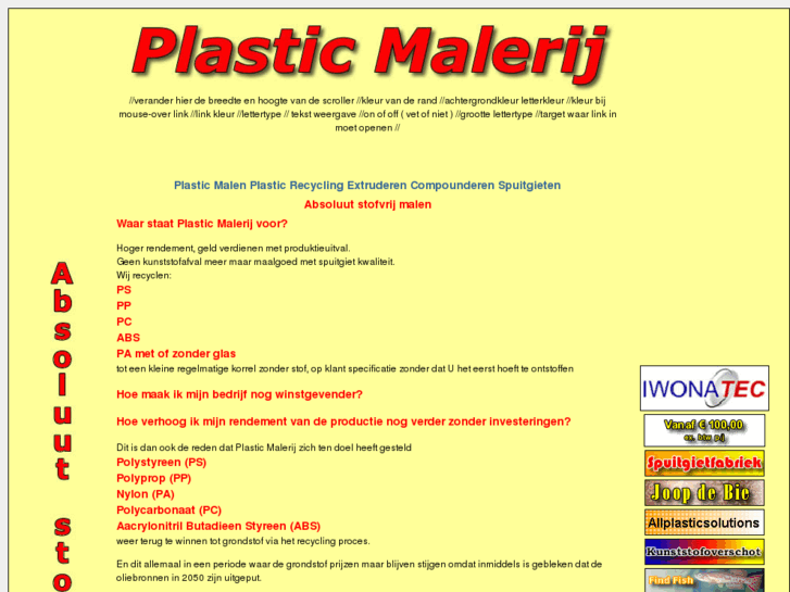 www.plasticmalerij.nl