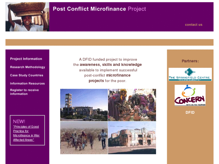 www.postconflictmicrofinance.org