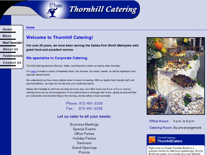 www.thornhillcatering.com