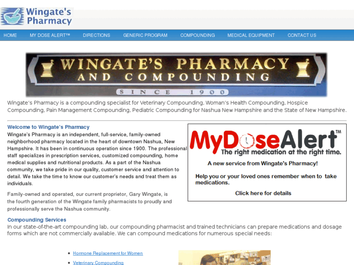 www.wingatepharmacy.com