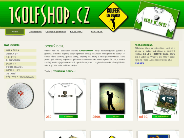 www.1golfshop.cz