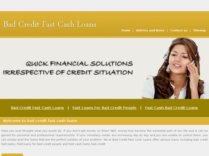 www.badcreditfastcashloans.com